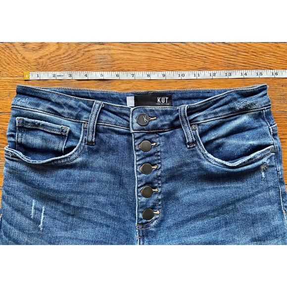 KUT From The KLOTH 'Rachael Fab Ab Mom Jean' sz 8L (shortened) - Picture 9 of 13